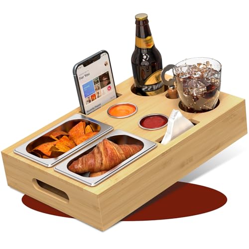 Yeabett Couchbar Snackbox mit Edelstahlschalen für 18,49€ bei Amazon