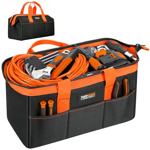 TUFFWORX Werkzeugtasche für 13,79€ – Robuste Aufbewahrung in Schwarz und Orange