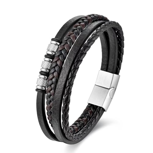 JSNOM Herren Lederarmband nur 9,19€