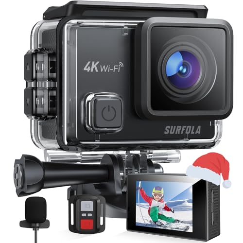 Surfola Action Cam 4K für 34,95€ – Wasserdicht und Bildstabilisierung