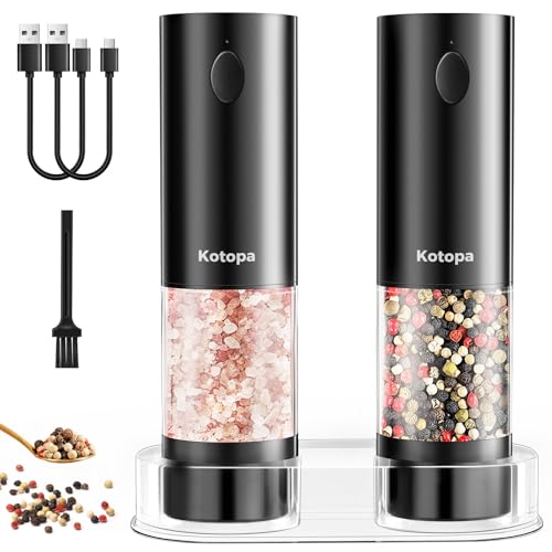 Kotopa Elektrische Salz- und Pfeffermühlen im 2er Set für 23,99€