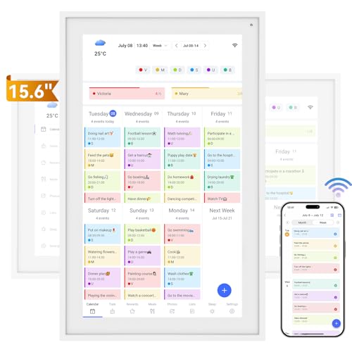 TABWEE P15 WIFI Digitaler Kalender 15.6 Zoll für 269,99€