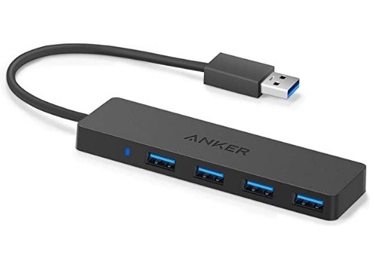 Anker Ultra Slim Extra Leicht 4 Port USB 3.0 Hub für 6,98€ bei Prime-Versand