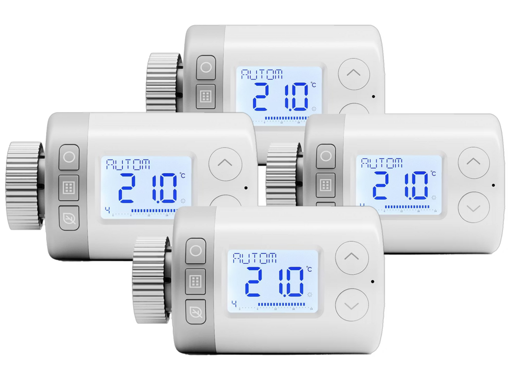 4x Honeywell Rondostat HR27 smartes Heizkörperthermostat