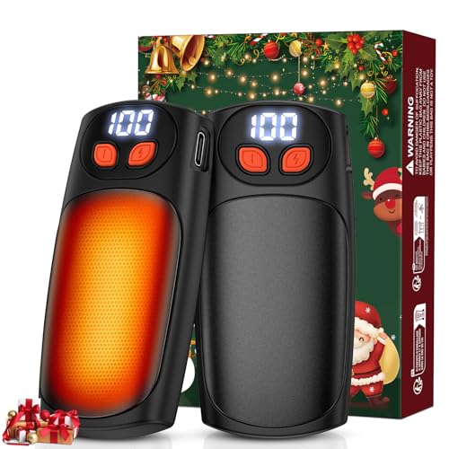 Svintora 2er-Pack Elektrische Handwärmer mit LED für 11,39€