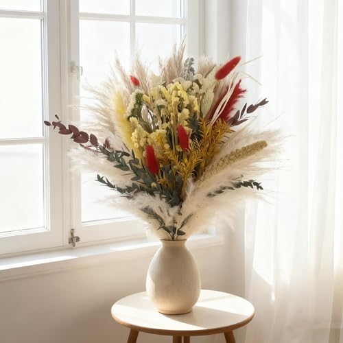 crafity 44 Stück Trockenblumen Deko Set