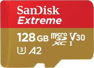 SanDisk Extreme 128GB microSDXC  inkl. Adapter für 13,95€ (statt 17,44€) – Prime
