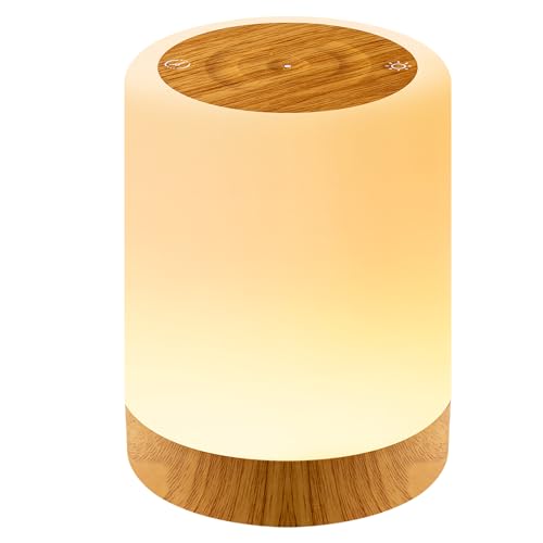 Auxmir Nachtlicht Nachttischlampe Touch Dimmbar mit 256 RGB Farben Auxmir Nachtlicht Nachttischlampe