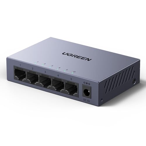 UGREEN 5 Port Gigabit Web Managed Switch
