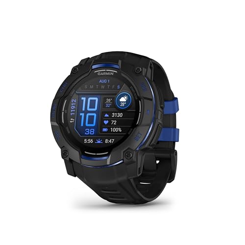Garmin Instinct 3 Black/Bolt Blue 50mm - Jetzt bei Amazon kaufen Garmin Instinct 3 Black/Bolt Blue 50mm