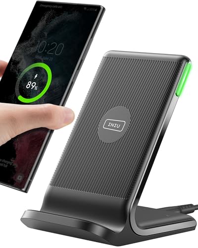 INIU Wireless Charger Stand, 15W Induktive Ladestation INIU Wireless Charger Stand