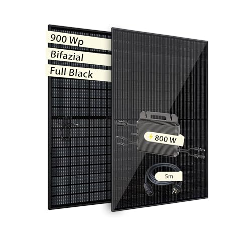 VALE Balkonkraftwerk Bifazial 900 Wp Full Black