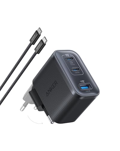 Anker Nano Ladegerät, 3-Port-Netzteil mit ultraschneller 70W Leistung Anker Nano Ladegerät