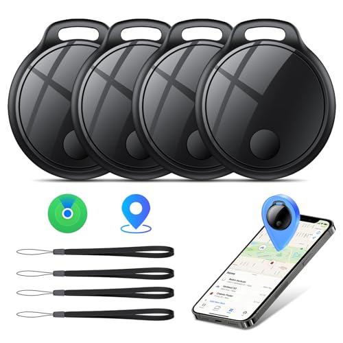 Smart Tracker Tag 4er Pack, Schlüssel Finder Kompatibel mit Apple Find My APP